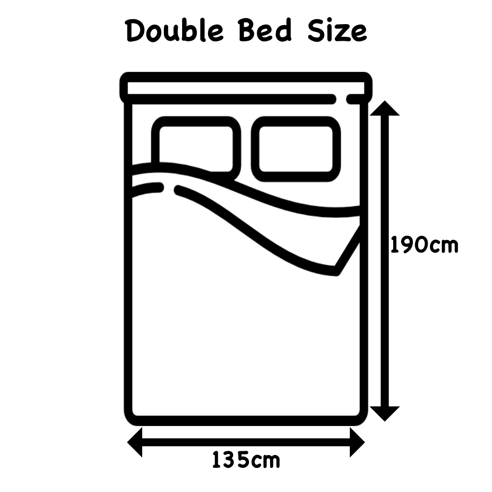 double bed size uk