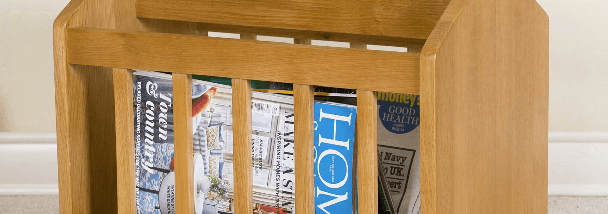 Wooden Magazine Racks