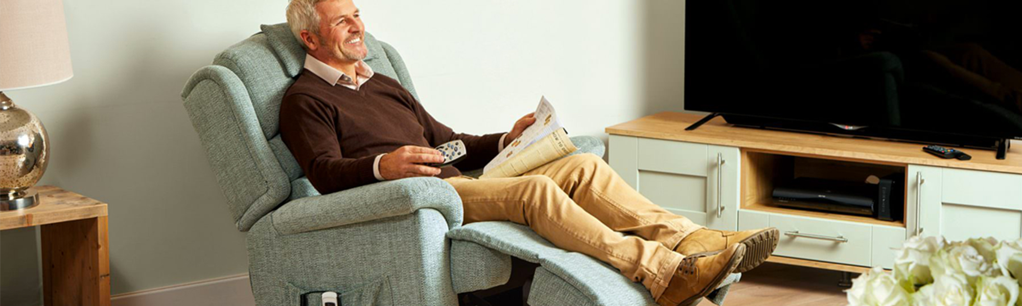 Fabric Riser Recliner Chairs