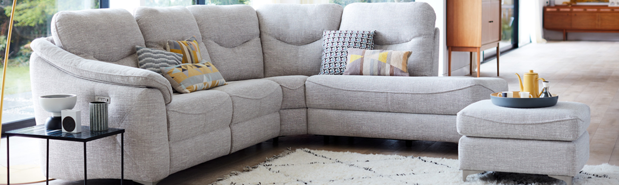G Plan Fabric Corner Sofas