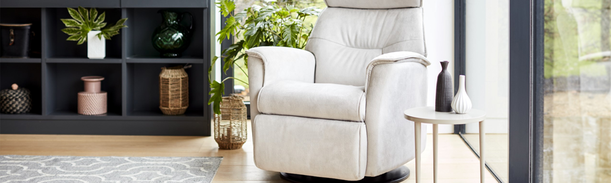 G Plan Fabric Swivel Chairs