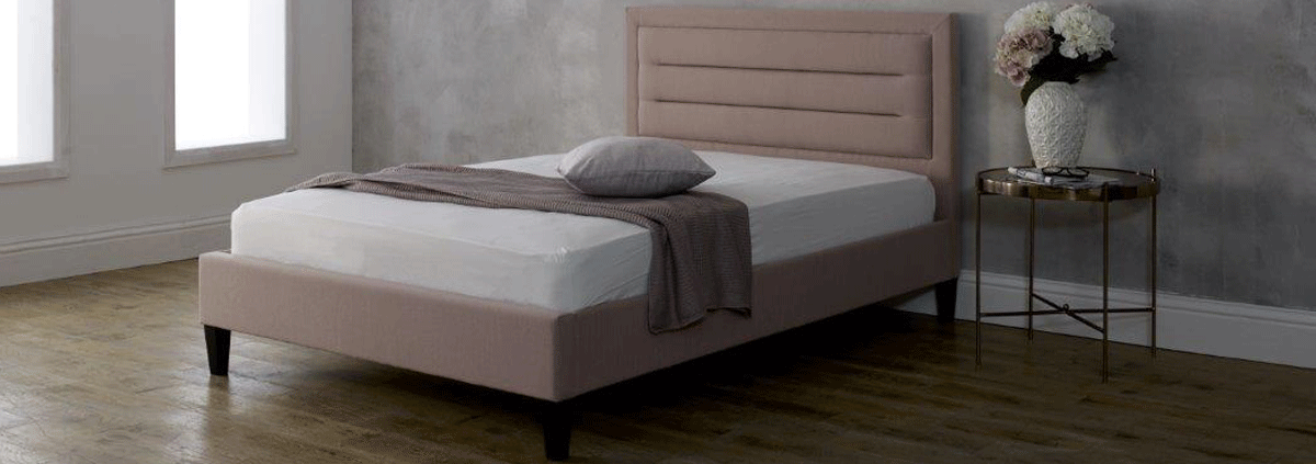 Single Upholstered Bed Frame