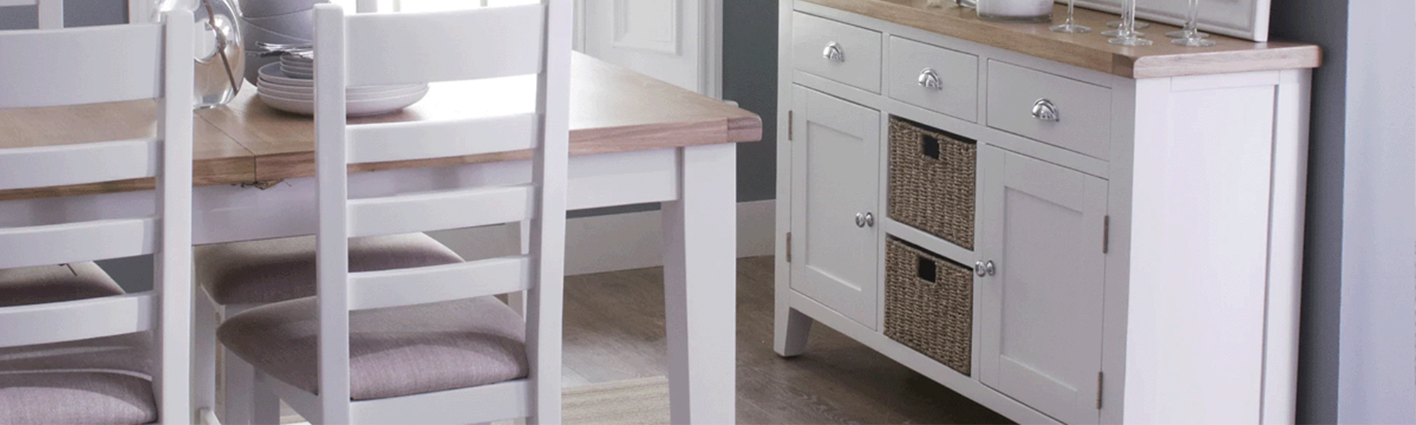 Sideboard with Shelves