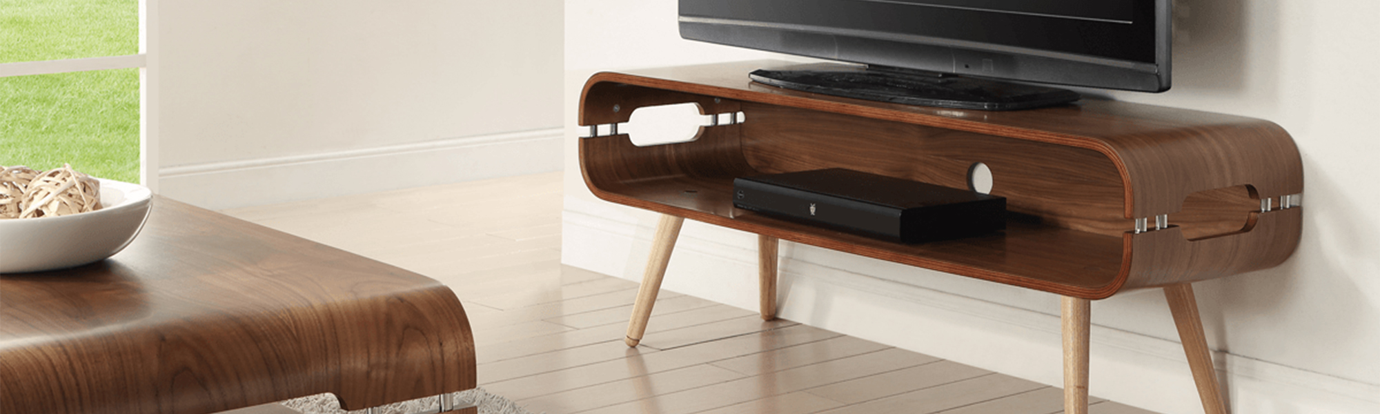 Oak, Mahogany & Walnut TV Stands