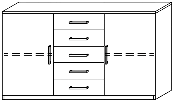 Large Combination Chest