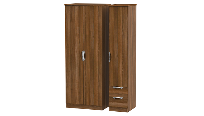 Tall Triple Package Plain & Drawer Robe 