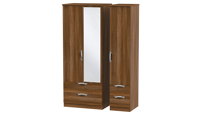 Triple Package 2 Drawer Mirror & Drawer Robe 