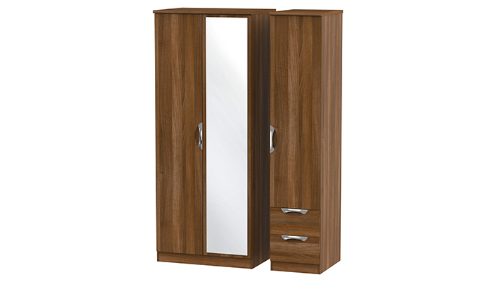Triple Package Mirror & Drawer Robe 