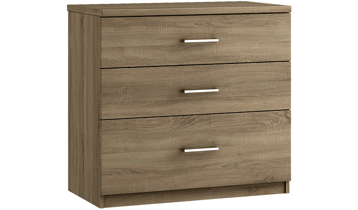3 Drawer Midi Chest