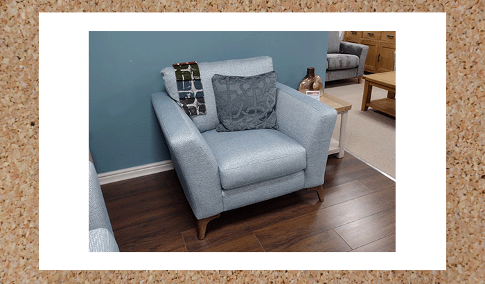 3 seater sofa with 2 seater sofa and chair in fabric