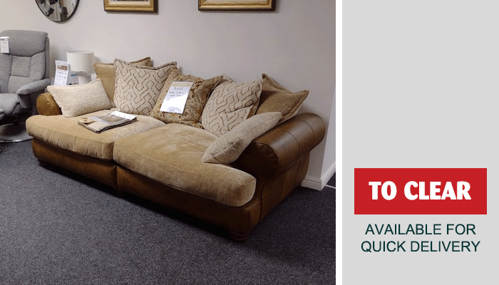 Grand 4 Seater Sofa With 2 Seater Sofa And Snuggler Chair