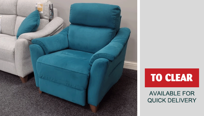 3 Seater Curved Sofa with 2 Seater Sofa and Power Recliner Chair