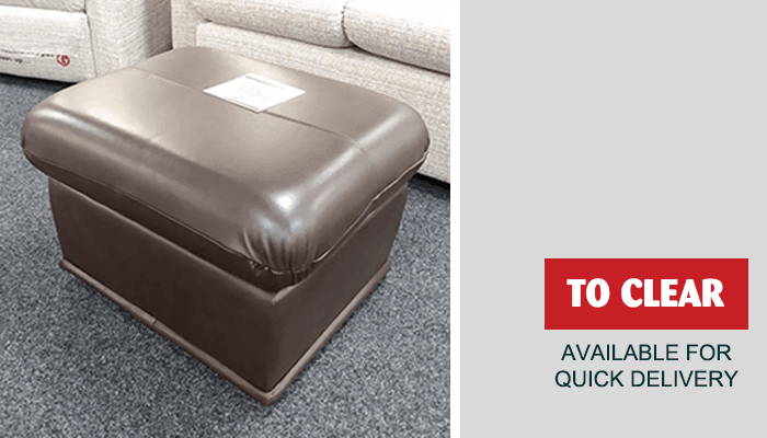 Malvern Leather Footstool