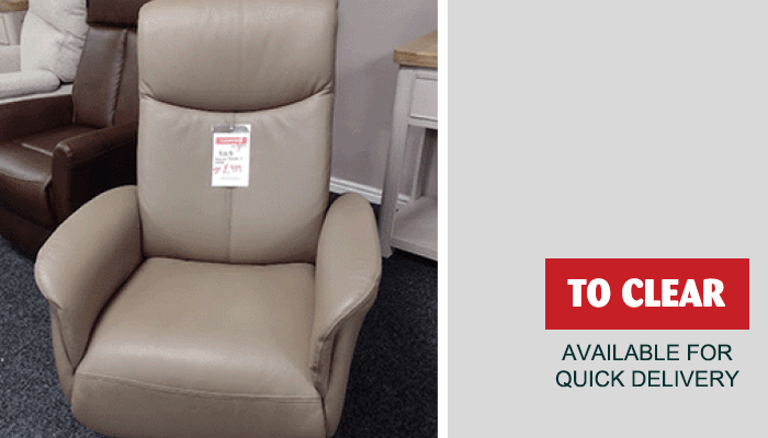 Hjort Knudsen 8115 Power Recliner Swivel Chair