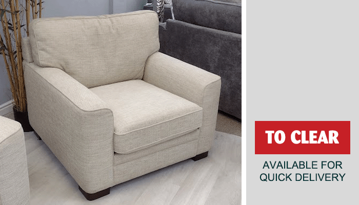 Corner Sofa and Armchair