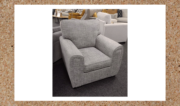 Grand Sofa with armchair and accent chair