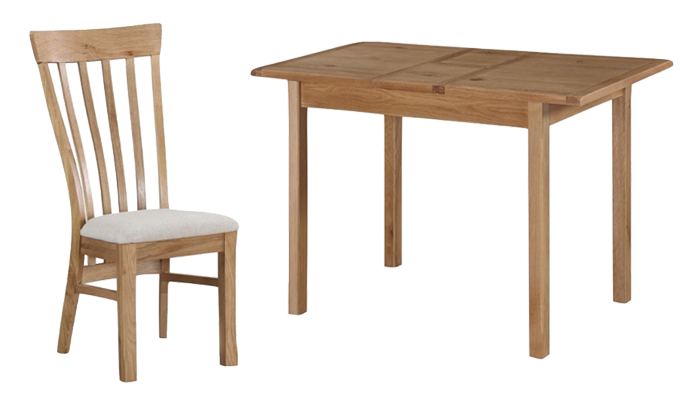 80-110cm Extending Table & 4 Chairs