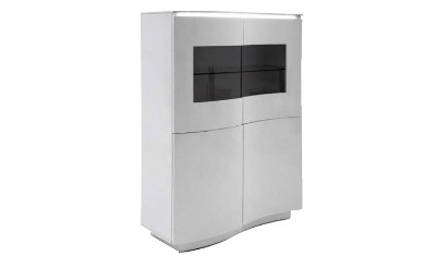Display Unit Light Grey Matt with LED