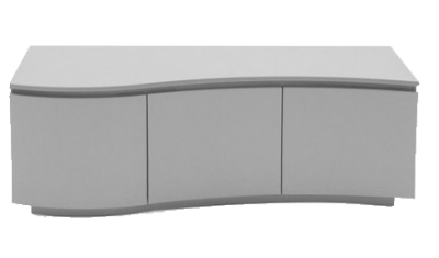 TV Cabinet Light Grey Matt with LED