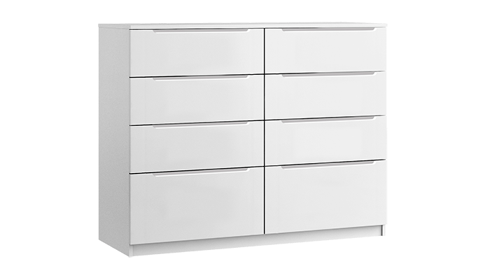 8 Drawer Twin Chest