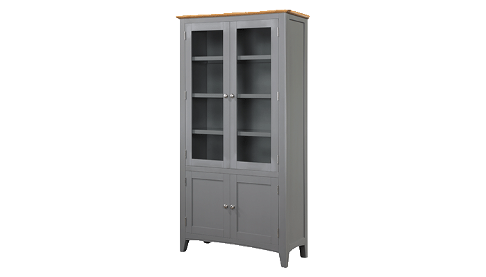 Glendale Painted High Display Cabinet