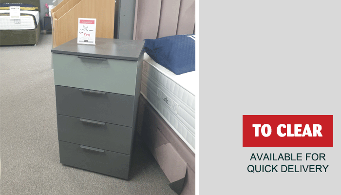 4 Drawer Narrow Chest