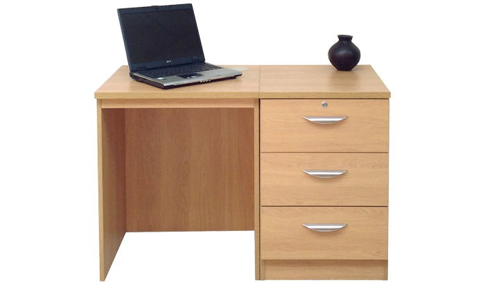 R White Home Office Classic Oak