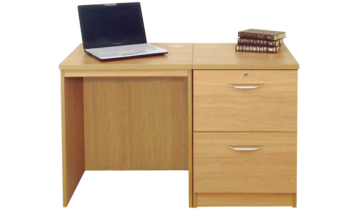 R White Home Office Classic Oak