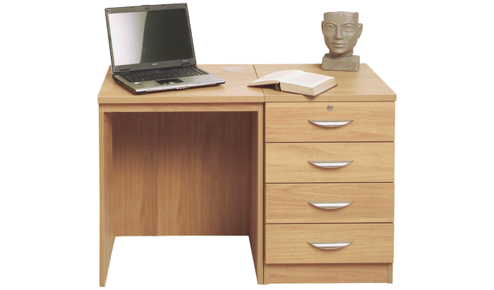 R White Home Office Classic Oak