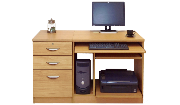 R White Home Office Classic Oak