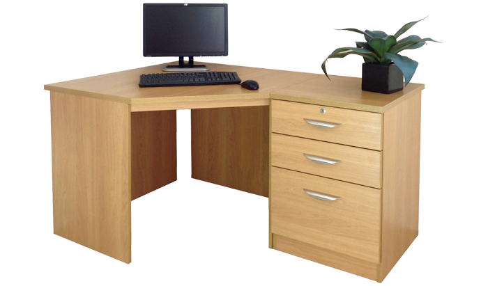 R White Home Office Classic Oak