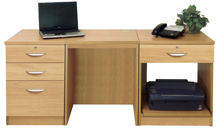 Home Office Classic Oak (R White)