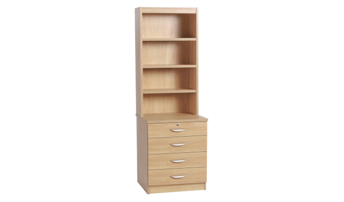 R White Home Office Classic Oak