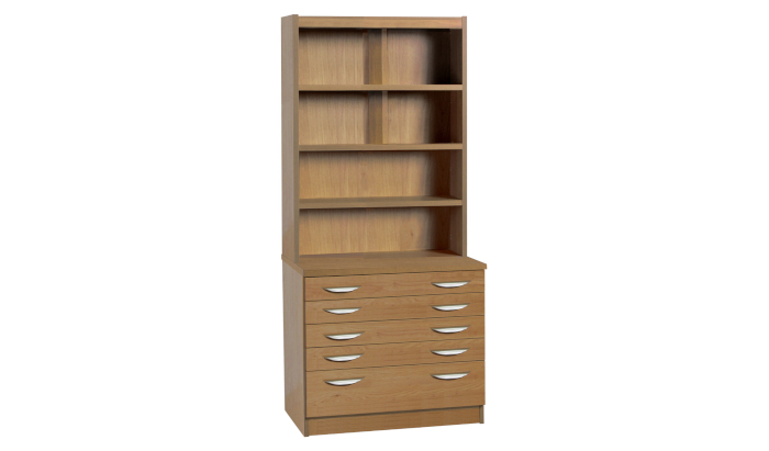 R White Home Office English Oak