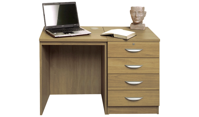 R White Home Office English Oak