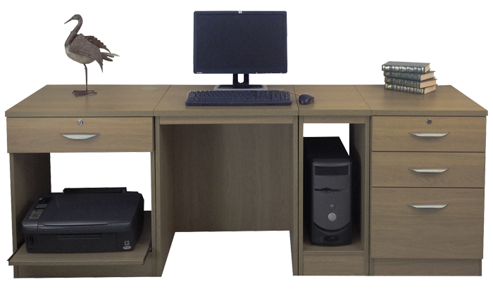 R White Home Office English Oak