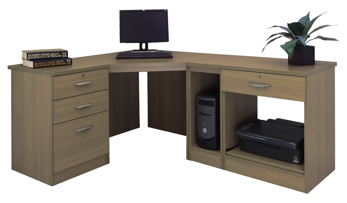 R White Home Office English Oak