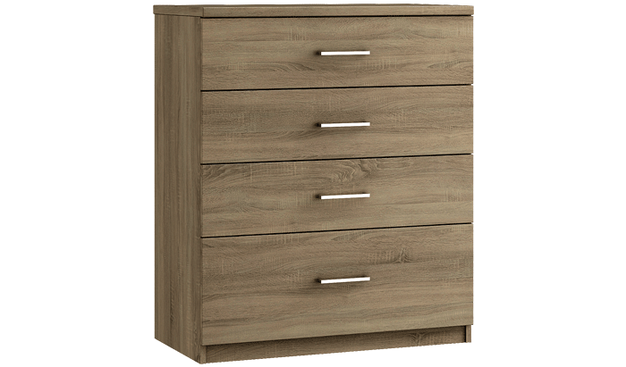 4 Drawer Midi Chest (With 1 Deep Drawer)