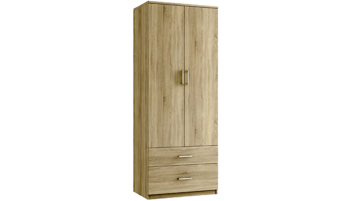 Double Tall 2 Drawer Gents Robe