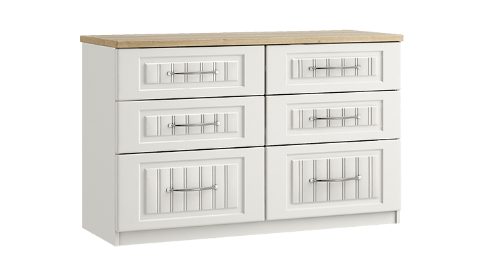 6 Drawer Twin Chest