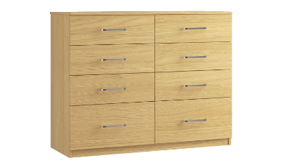 8 Drawer Twin Chest