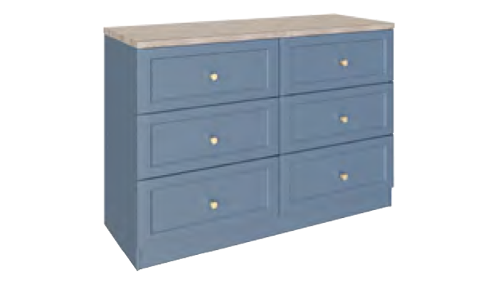 8 Drawer Twin Chest