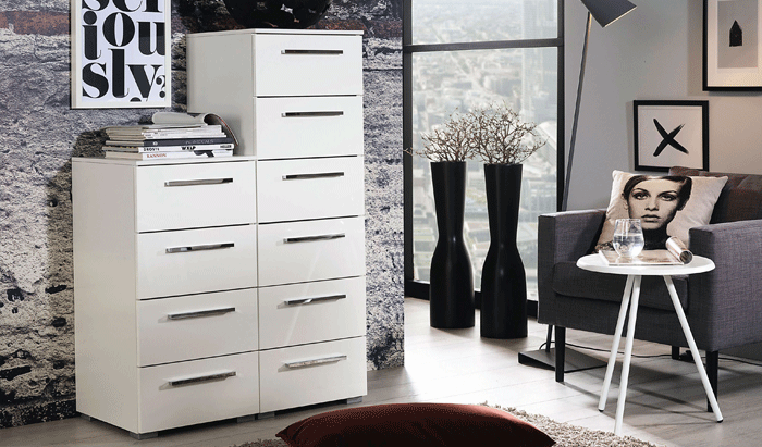 3 Drawer  Bedside