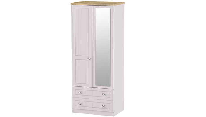Tall Triple Combo Package- 2ft6in 2 Drawer Mirror Robe 