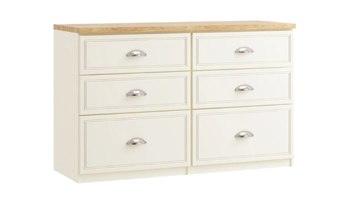 6 Drawer Twin Chest (inc. two deep drawers)