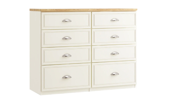 8 Drawer Twin Chest (inc. two deep drawers)